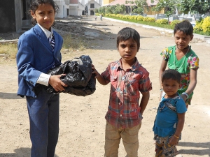 Distribution of Clothes to the Needy