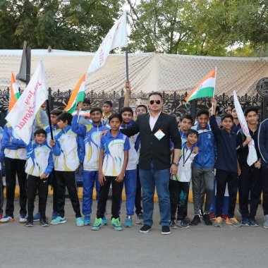 INDIA BOOK OF RECORD OF MOST NUMBER OF STUDENTS SINGING PATRIOTIC SONGS SIMULTANEOUSLY